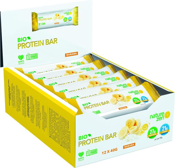 Produktbild Nature Zen Bio Vegan Protein Bar (Banane, 12 Stk., 480 g)
