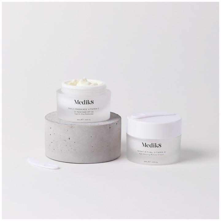 Actual product image Medik8 Daily Radiance Vitamin C C-Tetra Cream SPF 30 Two-in-One Moisturiser 50ml (Body cream, 50 ml)