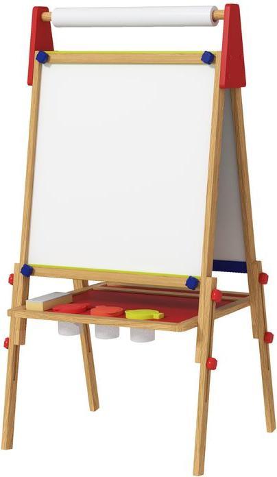 Immagine prodotto Swisshandel24 3-in-1 Kindertafel höhenverstellbar, doppelseitige Kinder Staffelei mit Ablage