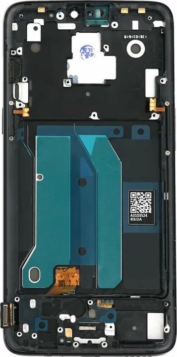 Produktbild OEM Display + Rahmen für Οneplus 6 Midnight Black (Display, OnePlus 6)