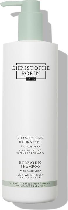 Christophe Robin Shampooing Hydratant à l'aloe vera (500 ml, Shampoing liquide)