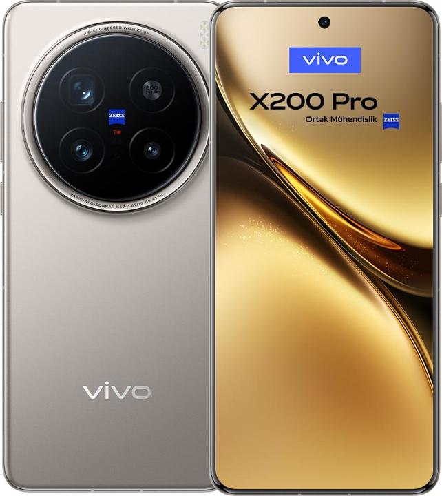 Actual product image Vivo X200 Pro (512 GB, Titanium, 6.78", Dual SIM, 50 Mpx, 4G)