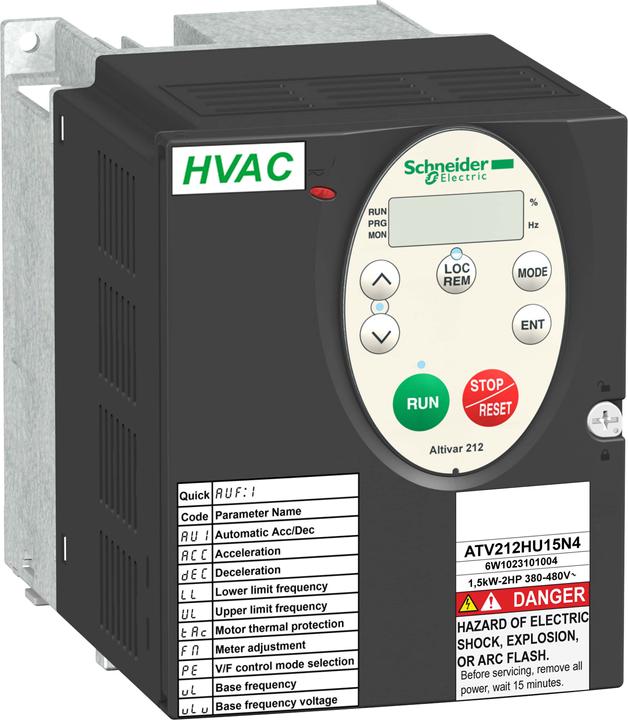 Schneider Electric AC Variable Frequency Drive 380-480V 2HP