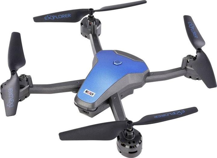 Reely Marathon Quadrocopter RtF Einsteiger, Kameraflug Blau (metallic) (30 min, 181 g, 0.00 Mpx)