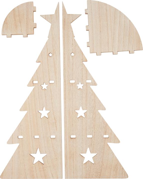 Immagine prodotto VBS Ecketagere "Piramide dell'albero di Natale", 4 pezzi, H 60 cm