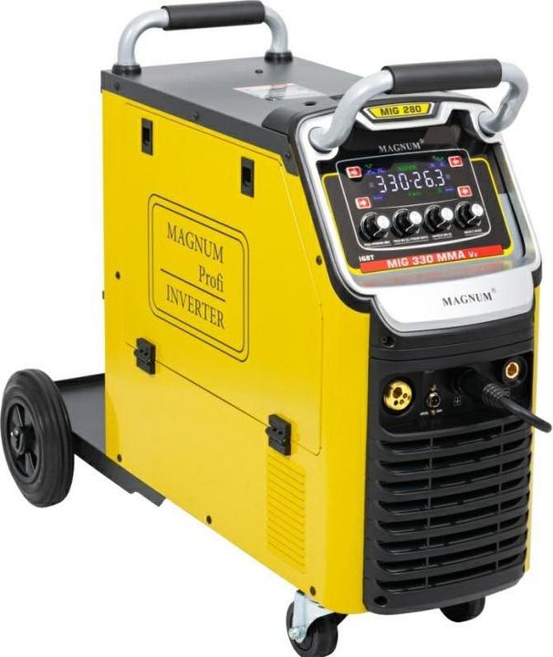 Actual product image PÓŁAUTOMAT SPAW.INV. MIG-330 MMAV2 IGBT 4X4, 330A/60%, 400V, MB24/5, GP50, WITH, KABLE,MMA,WĘŻYK,W16