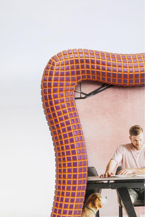 Actual product image Kare Design Bilderrahmen Wavy Orange 18x23cm