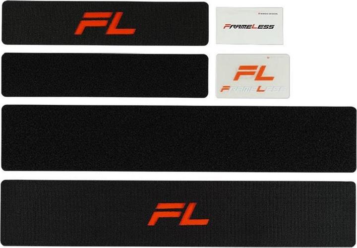 Frameless Number frame (Front + rear, Long format)