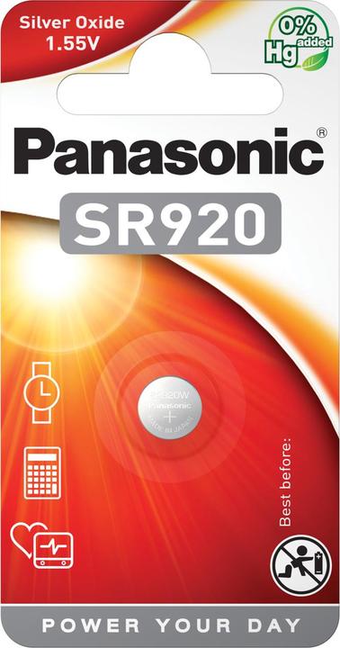 Actual product image Panasonic Silver Oxide SR920 (1 pcs., SR920, 45 mAh)