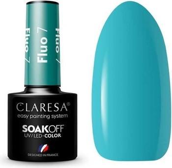 Claresa 7 Fluoreszierender UV-Nagellack 5ml (Blau, UV-Gel Lack)