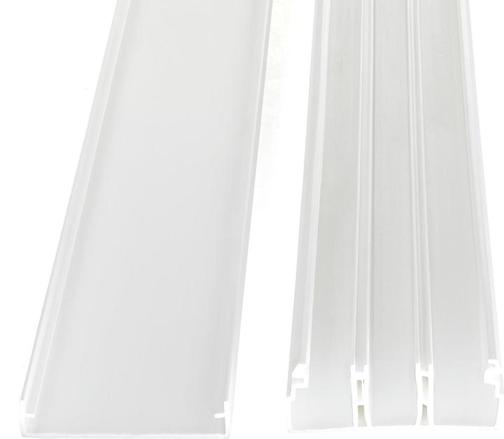 Productafbeelding StarTech Stevige kabelgeleiding met deksel, 50 mm breed x 20 mm hoog, 2 meter lang. (Kabelopening, 200 cm)