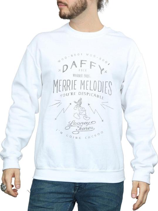Actual product image Looney Tunes Mens Daffy Duck Despicable Sweatshirt (3XL)
