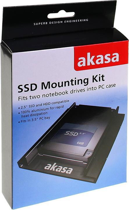 Produktbild Akasa AK-MX010 Halterahmen für 2,5 Zoll