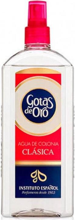 Actual product image Instituto Español GOTAS DE ORO CLÁSICA agua de colonia spray 400 ml (Eau de cologne, 400 ml)