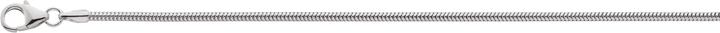 Bijou Classic Collier Schlange 55 cm (Silber)