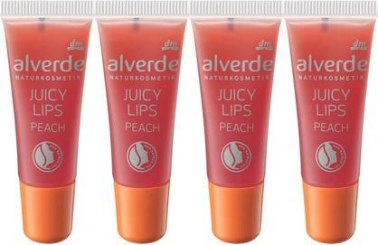 Actual product image dm alverde Juicy Lips Peach Lip Gloss