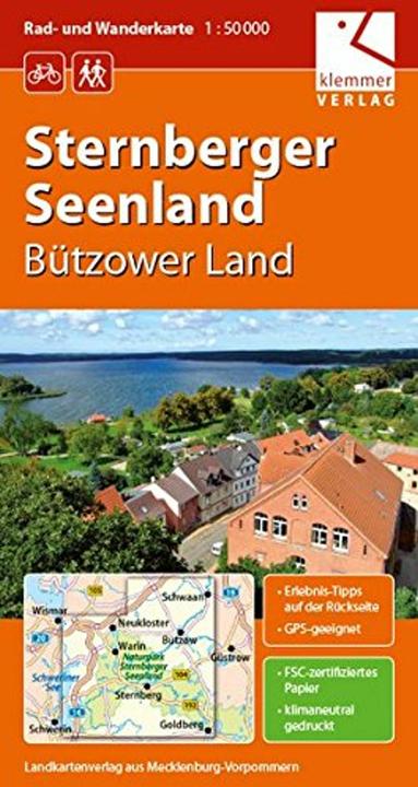 Produktbild Rad- und Wanderkarte Sternberger Seenland 1 : 50 000