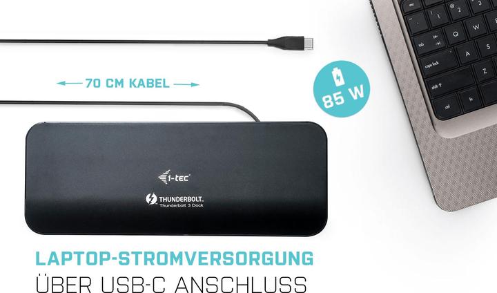 Immagine prodotto i-tec Thunderbolt 3 Dual Dock (Thunderbolt, 5 Porti)