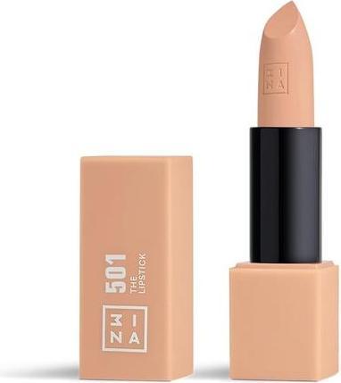 Produktbild 3INA MAKEUP Der Lippenstift 501 Creme-Lippenstift mit Vitamin E und Sheabutter pflegt die Lippen lange (501 - Klassisches Beige)