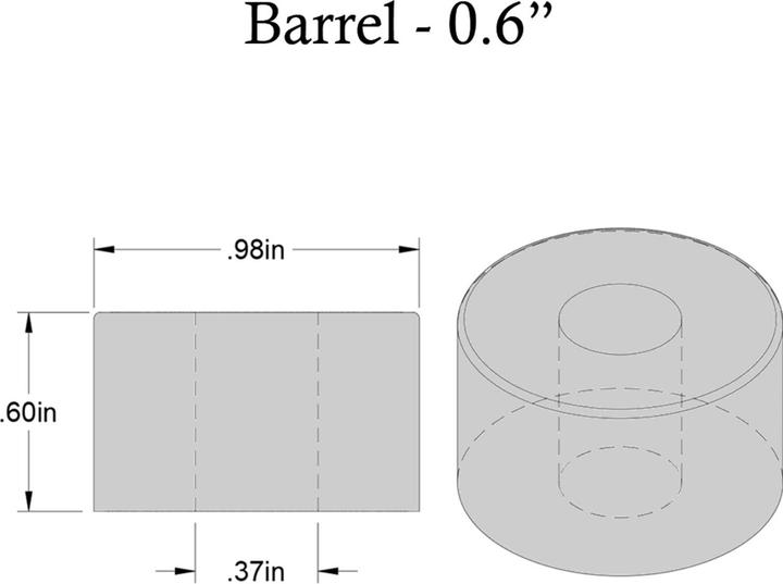Actual product image Riptide 70A APS Barrel Bushings (2Set)