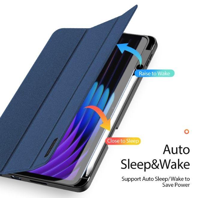 Image du produit Dux Ducis Book case Xiaomi Redmi Pad 7/7 Pro Domo Series Tri-fold Stand PU Leather Tablet Cover Blue (Xiaomi Pad 7 Pro, Xiaomi Pad 7)