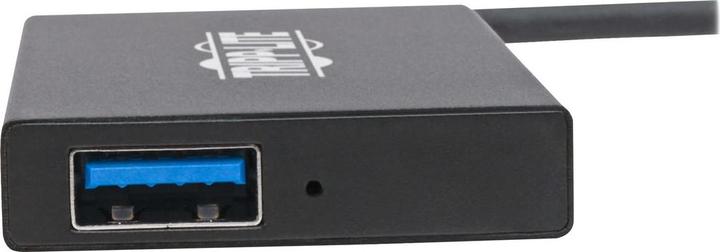 Actual product image Eaton 4-Port USB 3.0 SuperSpeed Slim Hub 5Gbps 4x USB-A Portable Aluminum (USB-C, 4 Ports)