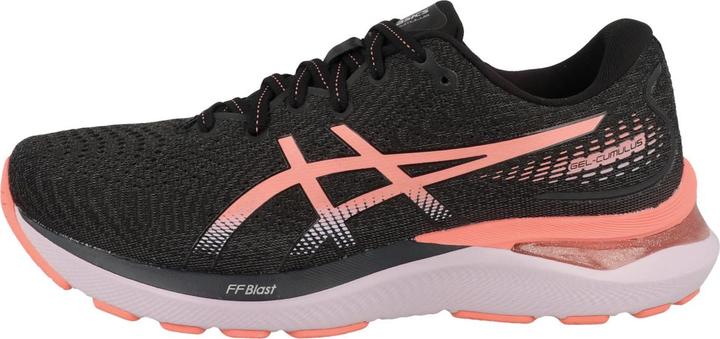 ASICS Performance Buty damskie GEL-CUMULUS 24 BLACK/PAPAYA r, 37 (1012B206-009) (37)