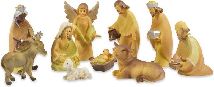 Produktbild Riffelmacher Krippenfiguren in Holzlook 15-teilig