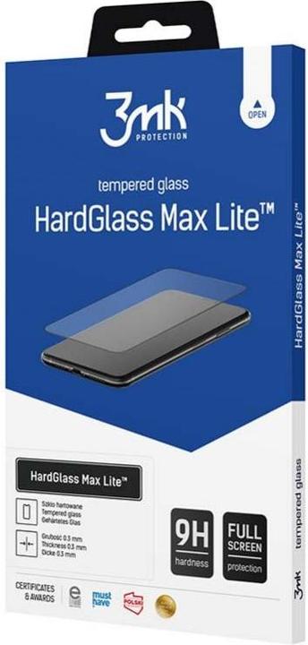 Actual product image 3MK Hardglass Max Lite screen protector (1 Piece, Oppo Reno 5 Pro 5G, Oppo Reno 5 F)
