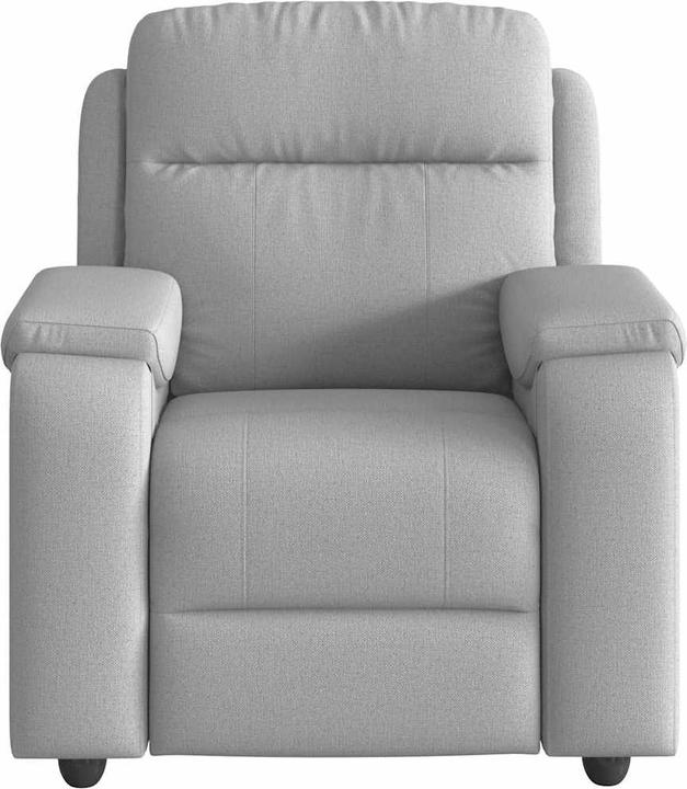 Immagine prodotto VidaXL Poltrona massaggiante in tessuto cloud grey poltrona TV massaggiante
