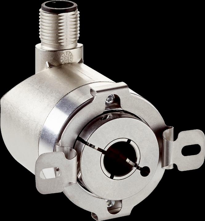 Image du produit Sick Absolute Encoder, 1... 4096 ppr, IO-Link Signal, Blind Hollow Type, 10mm Shaft