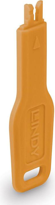 Image du produit Lindy Clé pour serrure de port RJ45 Orange (47896)