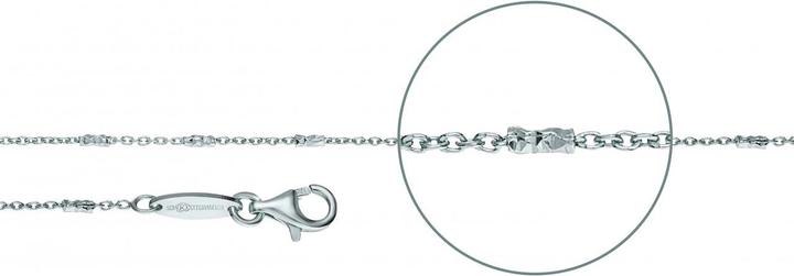Der Kettenmacher Anker Halskette (Silber, 45 cm)