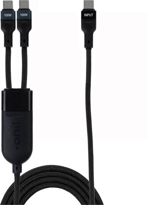 Image du produit Onit Câble USB 2.0 en Y USB C - USB C, 1,5 m (1.50 m, USB 2.0)