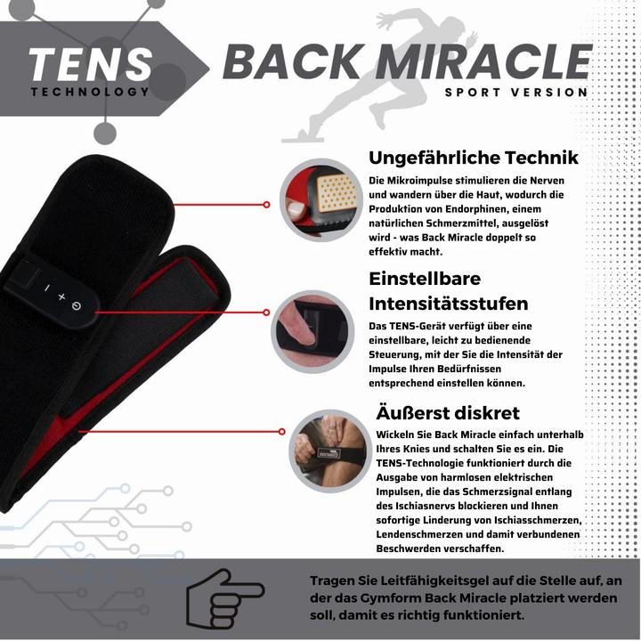 Actual product image Gymform Back Miracle Sport