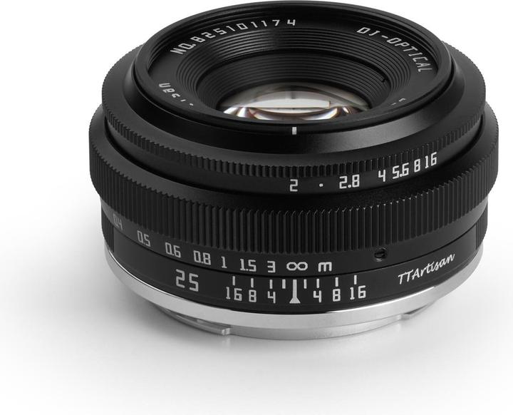 Produktbild TTArtisan 25mm f/2 für MFT (Micro Four Thirds, APS-C / DX)