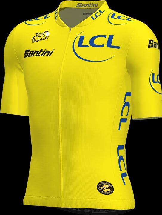 Image du produit Santini Kurzarmtrikot TDF LEADER PROFI Herren (XL)