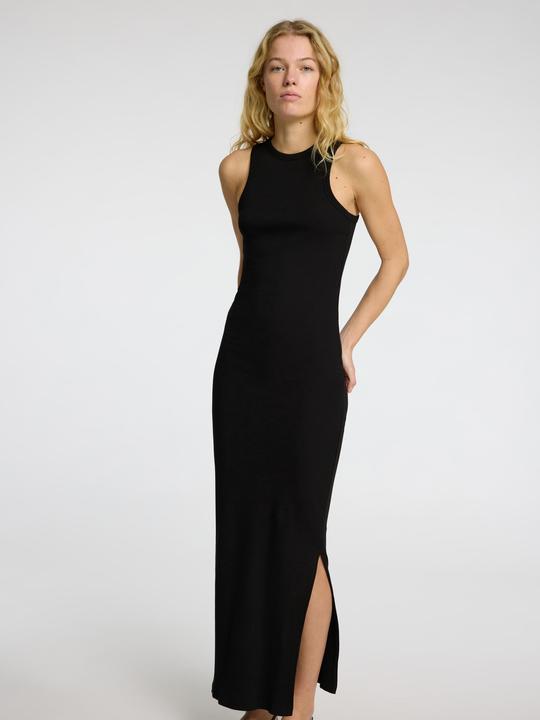 Actual product image Selected Femme Rippmuster Baumwoll Maxikleid (L)