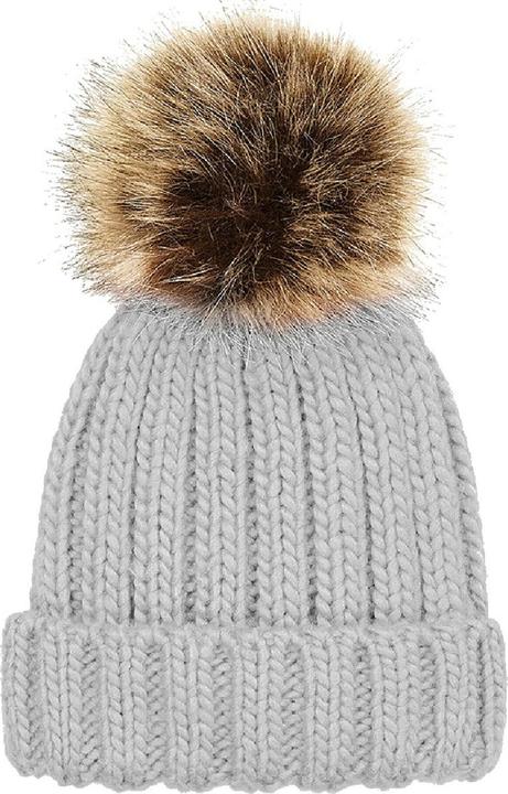 Actual product image Beechfield Knitted Hat With Pom Pom (One size)