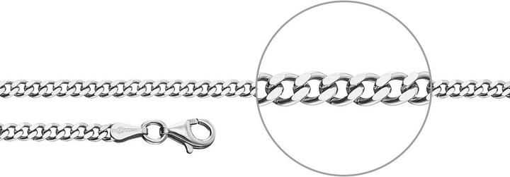 Produktbild Der Kettenmacher Panzerkettte Halskette (Silber, 50 - 55 cm)