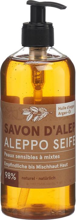 B'Onaturis ALEPPO Seife mit Arganöl (Flüssigseife, 500 ml)