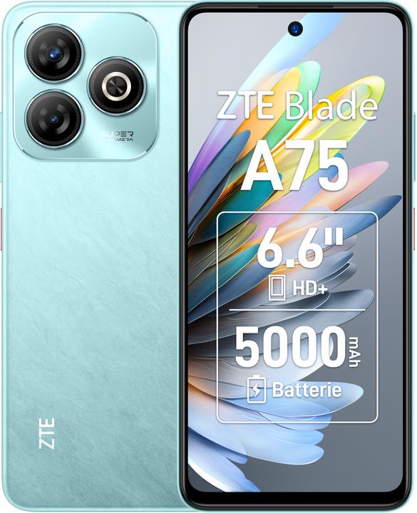 Image du produit ZTE Blade A75 (128 Go, Vert, 6.60", Double SIM, 50.33 Mpx, 4G)