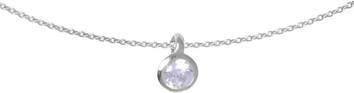 Bijouteria Halsschmuck (Silber 925, Kristall, 42 cm)