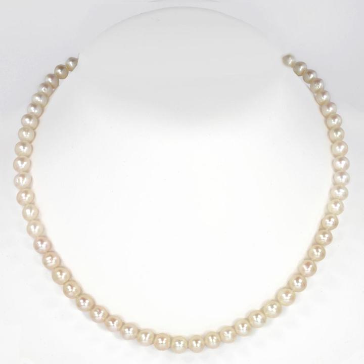 Immagine prodotto Bijouteria Collana di perle (Argento 925, Perla d'acqua dolce, 50 cm)