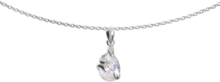 Bijouteria Halsschmuck (Silber 925, Kristall, 42 cm)