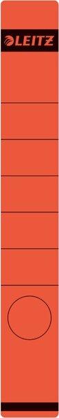 Image du produit Leitz Etiquette de dos de dossier, 39 x 285 mm, longue, étroite, rouge convient pour standard et