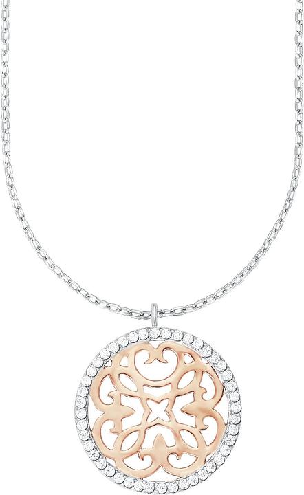 Produktbild Amor Längenverstellbare Halskette (42+3 cm Verlängerungskettchen) mit ca. 1,8 cm langem Anhänger (Silber)