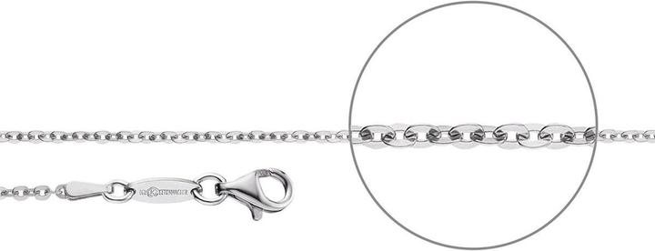 Der Kettenmacher Brillantkette Silber Diamantiert 1,9mm 45cm (Silber 925, 45 cm)