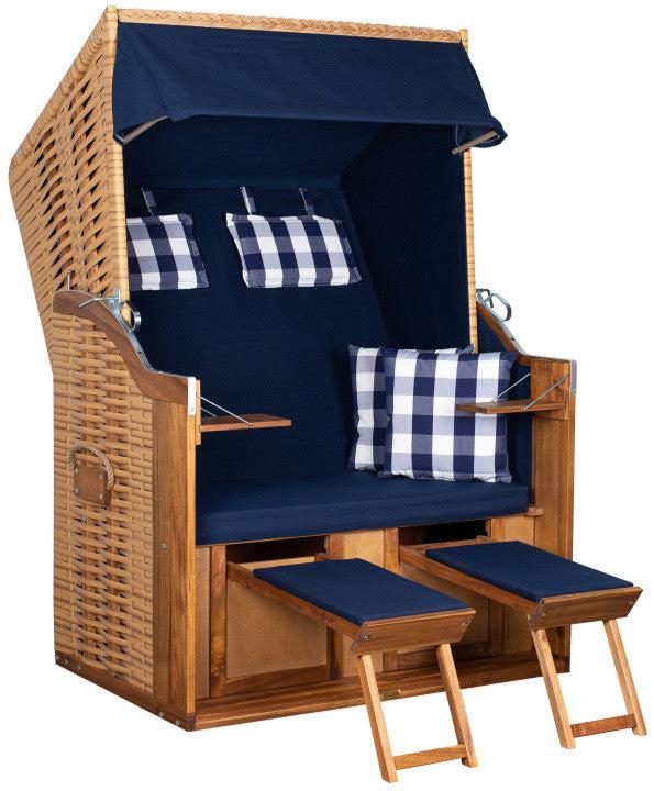Actual product image dekoVries Strandkorb Trend 10 nature