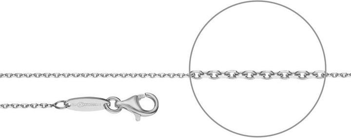 Der Kettenmacher Ankerkette Silber Diamantiert 1,2mm 40cm (Silber 925, 40 cm)